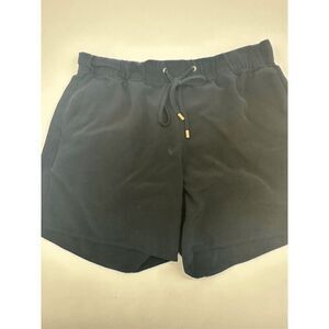 Eileen Fisher Shorts for Women w/ Pocket Elastic Band Sz S - Drawstring - Black